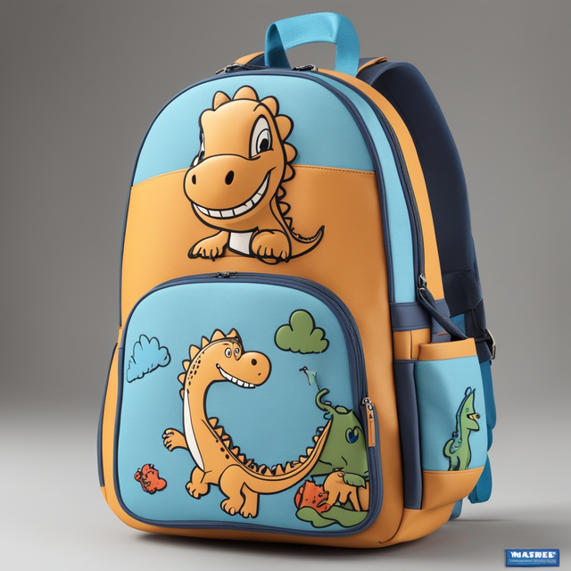 Zaino Bambini Dinosauro Surfista Con Occhiali - Piccolo Happy Dinosaur Per Scuola, Viaggi E Picnic - Leggero E Impermeabile Per Ragazzi E Ragazze
